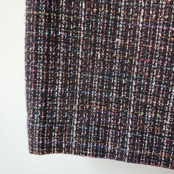 LOFT Tweed Mini Skirt | Women's Size 0 | Lined, Pockets, Side Zipper Career Wear - Picture 4 of 6